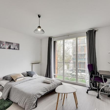 Budget Apart With Balcony Near Paris Apartment Bondy Luaran gambar