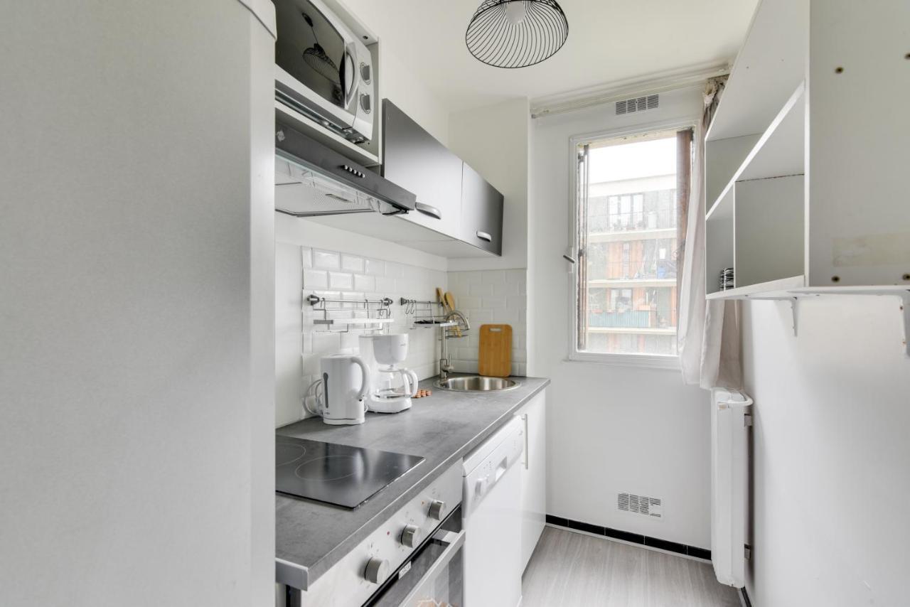 Budget Apart With Balcony Near Paris Apartment Bondy Luaran gambar